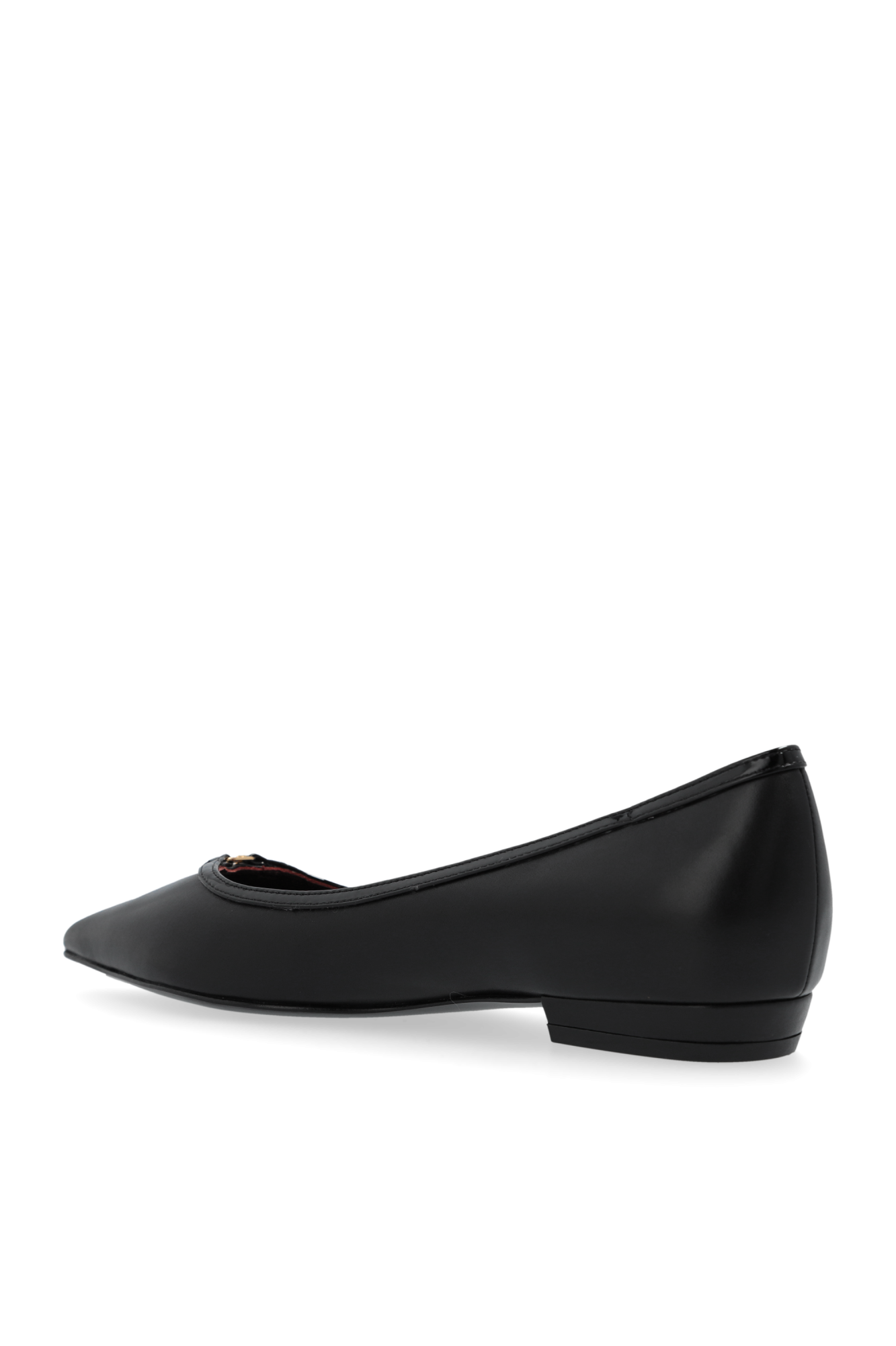 Black Ballet Flats with Logo Tory Burch - Vitkac AS